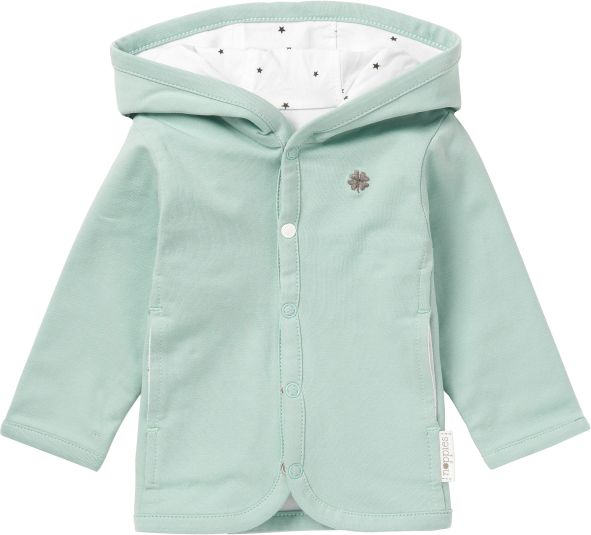 NOPPIES Mikina dětská Nusco Grey Mint vel. 50 - obrázek 2