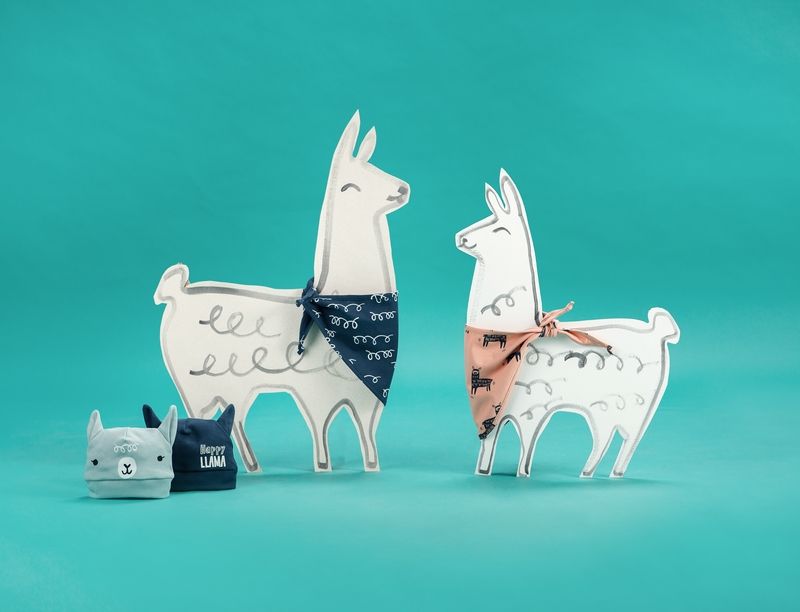 PINOKIO Čepice Happy Llama vel. 74 – zelená - obrázek 2