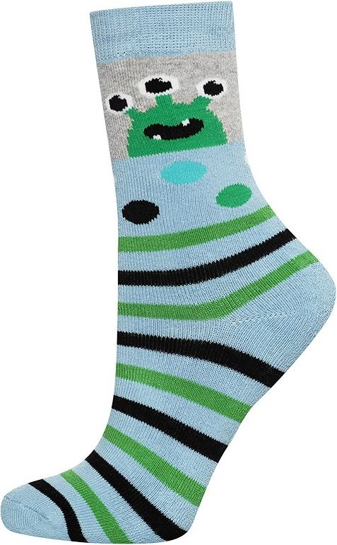 Dětské termo ponožky SOXO UFO světle modré Velikost: 33-36 - obrázek 1