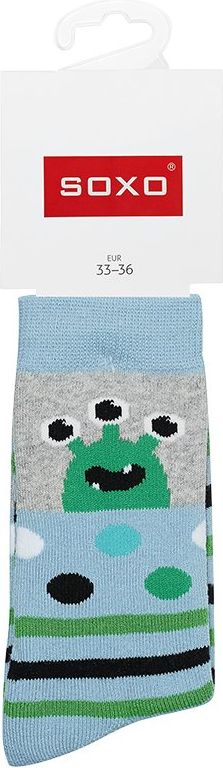 Dětské termo ponožky SOXO UFO světle modré Velikost: 33-36 - obrázek 2