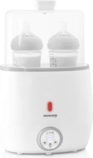 MiniLand Ohřívačka pro 2 kojenecké lahve Warmy Twin - obrázek 1