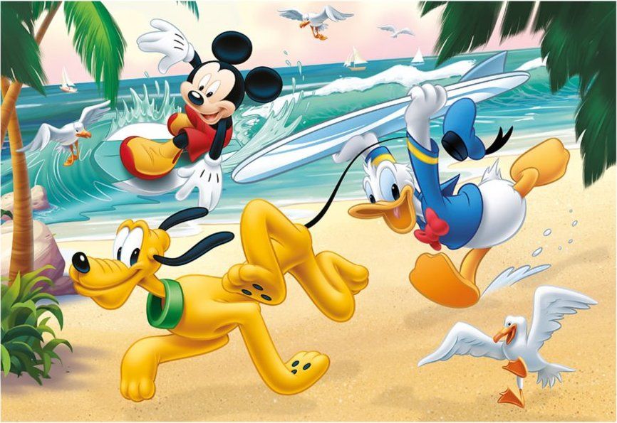 DINO Puzzle Mickey sportuje 2x77 dílků - obrázek 2