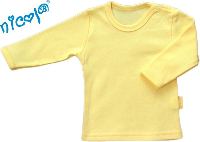Nicol Bavlněná košilka - žlutá, vel. 80 80 (9-12m) - obrázek 1