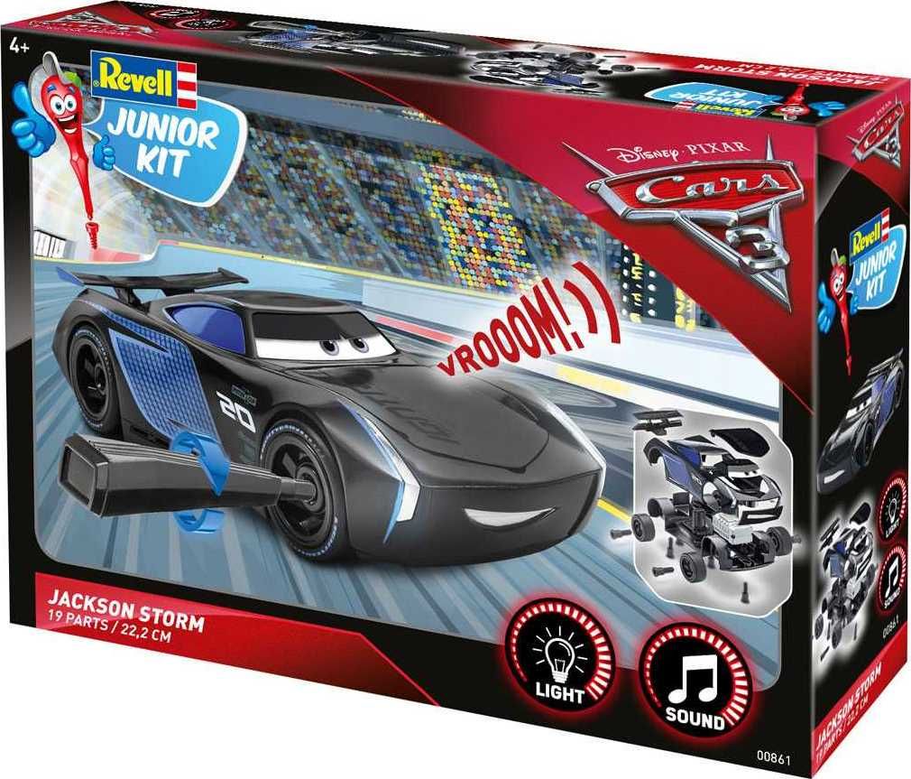 REVELL Junior Kit auto 00861 - Cars 3 - Jackson Hrom (světelné a zvukové efekty) (1:20) - obrázek 2