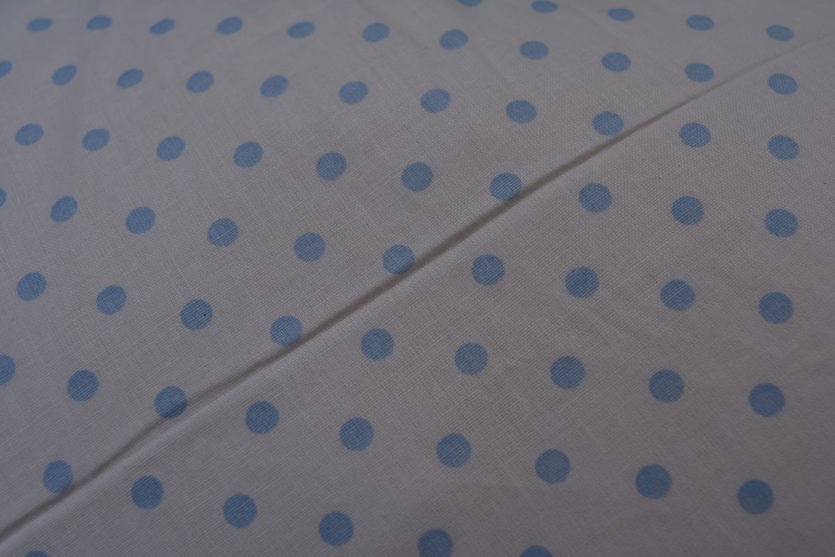 KHC Potah na kojící polštář Miki Modré puntíky na bílé - obrázek 6