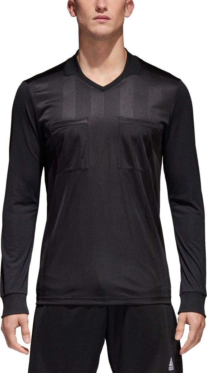 adidas Ref18 Jsy Ls černá M - obrázek 2