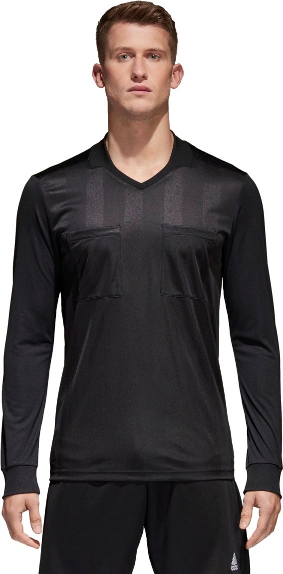 adidas Ref18 Jsy Ls černá M - obrázek 3
