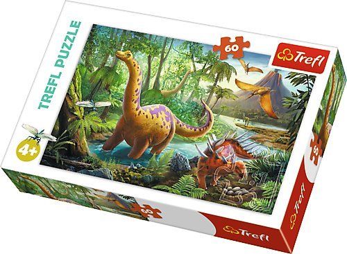 TREFL Puzzle Dinosauři na cestách 60 dílků - obrázek 2