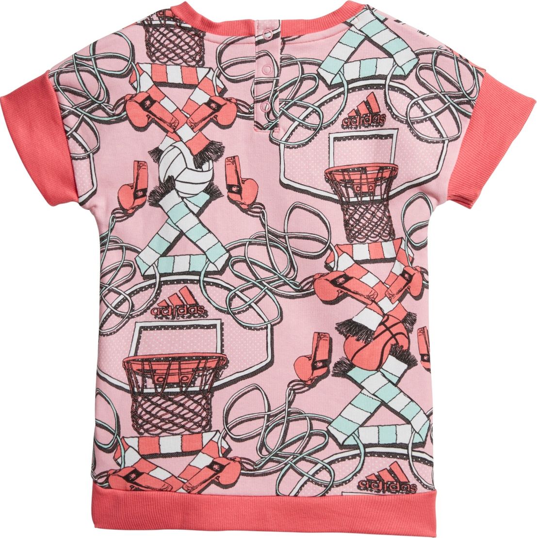 adidas I Dress Set Grl růžová 92 - obrázek 3