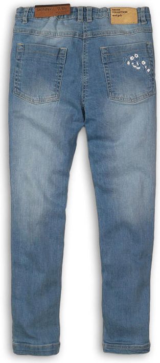Minoti Kalhoty dívčí džínové s elastenem modrá 128/134 - obrázek 3