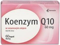 Noventis Koenzym Q10 60 mg se sezamovým olejem 60 kapslí - obrázek 1