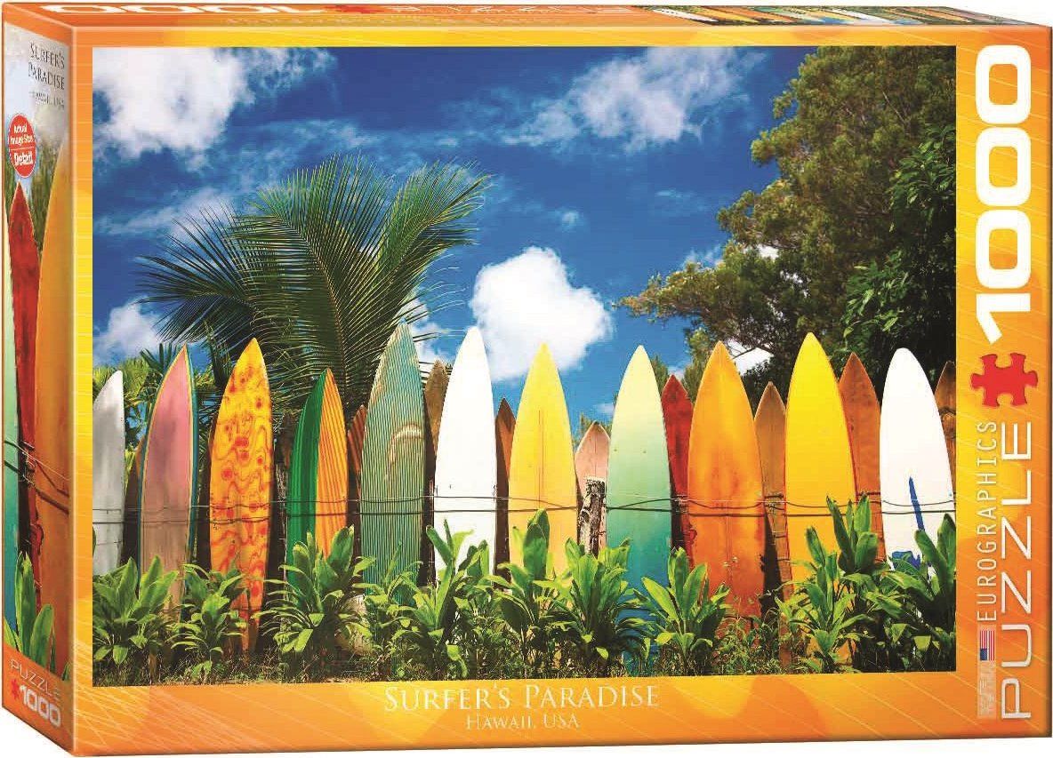EUROGRAPHICS Puzzle Surfařský ráj 1000 dílků - obrázek 3