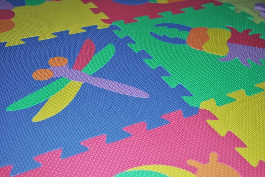 Pěnové puzzle Louka - hmyz (30x30) - obrázek 2