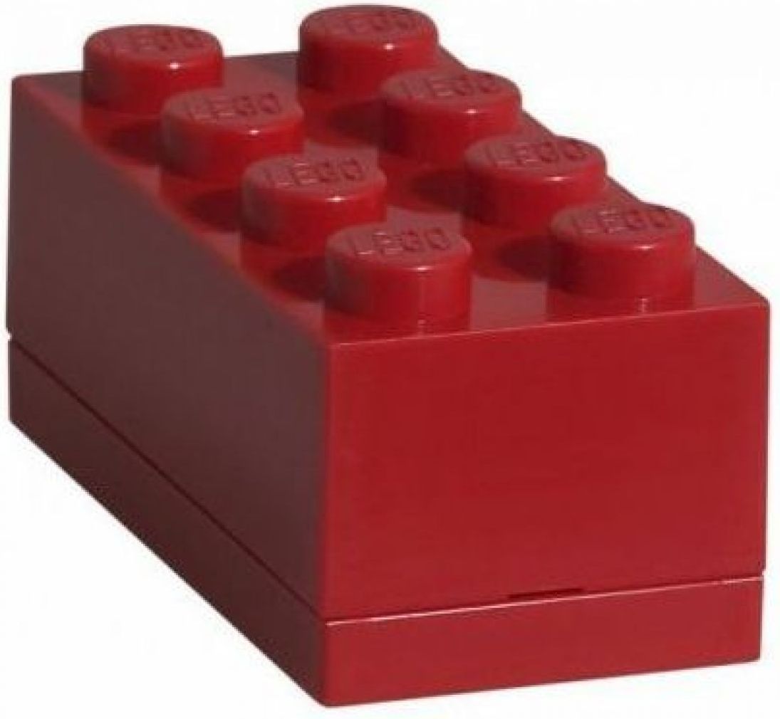 LEGO Mini Box 4,6 x 9,3 x 4,3 cm Červený - obrázek 1