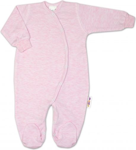 Baby Nellys Kojenecká dívčí sada overálků zapínání bokem Baby Nellys ® - 3 ks, vel. 62 62 (3-6m) - obrázek 4