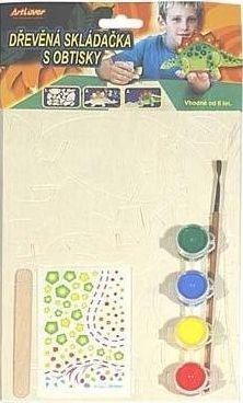 ARTLOVER 3D puzzle Stegosaurus s barvičkami - obrázek 3
