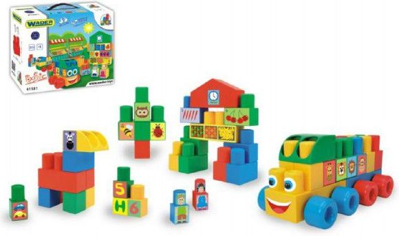Wader 41581 Kostky Middle blocks auto 33ks - obrázek 1