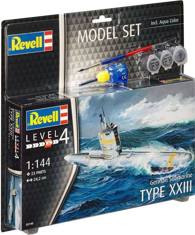 REVELL ModelSet ponorka 65140 - German Submarine Type XXIII (1:144) - obrázek 1