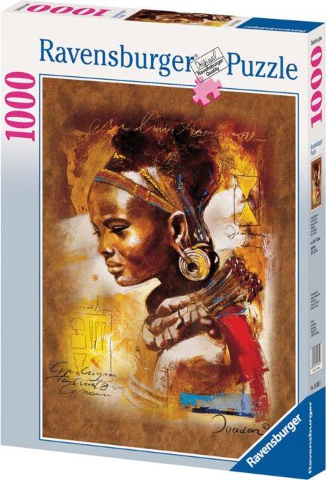 RAVENSBURGER Puzzle Africká dívka 1000 dílků - obrázek 2