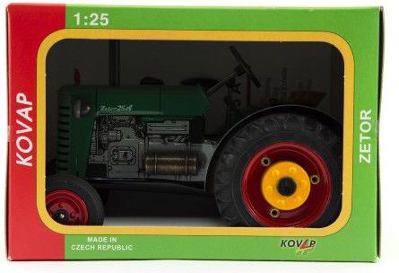 Kovap Zetor Traktor 2zelený na klíček kov 11:2v krabičce - obrázek 4