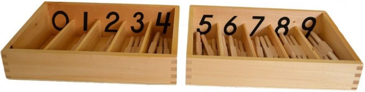 Montessori Krabička s vřeténky - obrázek 1