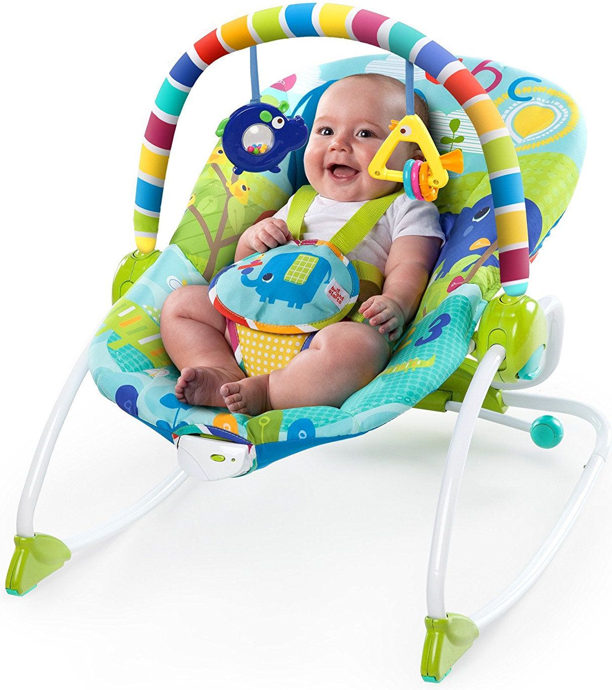 BRIGHT STARTS Houpátko vibrující Merry Sunshine 0m+, do 18kg - obrázek 2