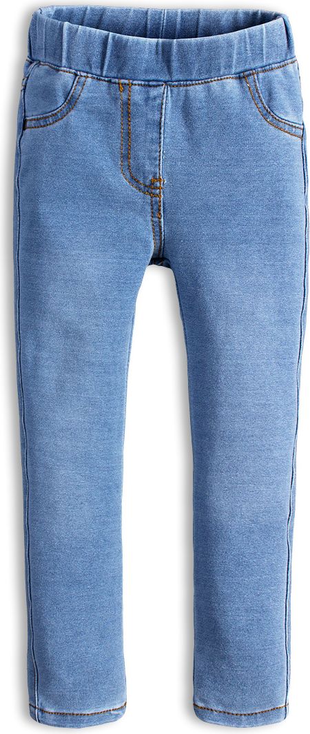 Dívčí kalhoty jeggings KNOT SO BAD STYLE světle modré Velikost: 92 - obrázek 1