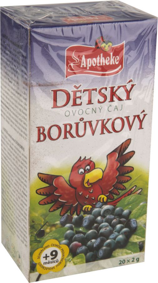 Apotheke Dětský ovocný čaj borůvkový 20x2g - obrázek 1