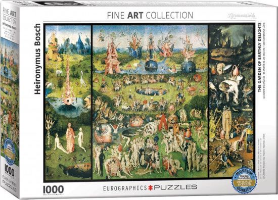 EUROGRAPHICS Puzzle Zahrada pozemských rozkoší 1000 dílků - obrázek 1