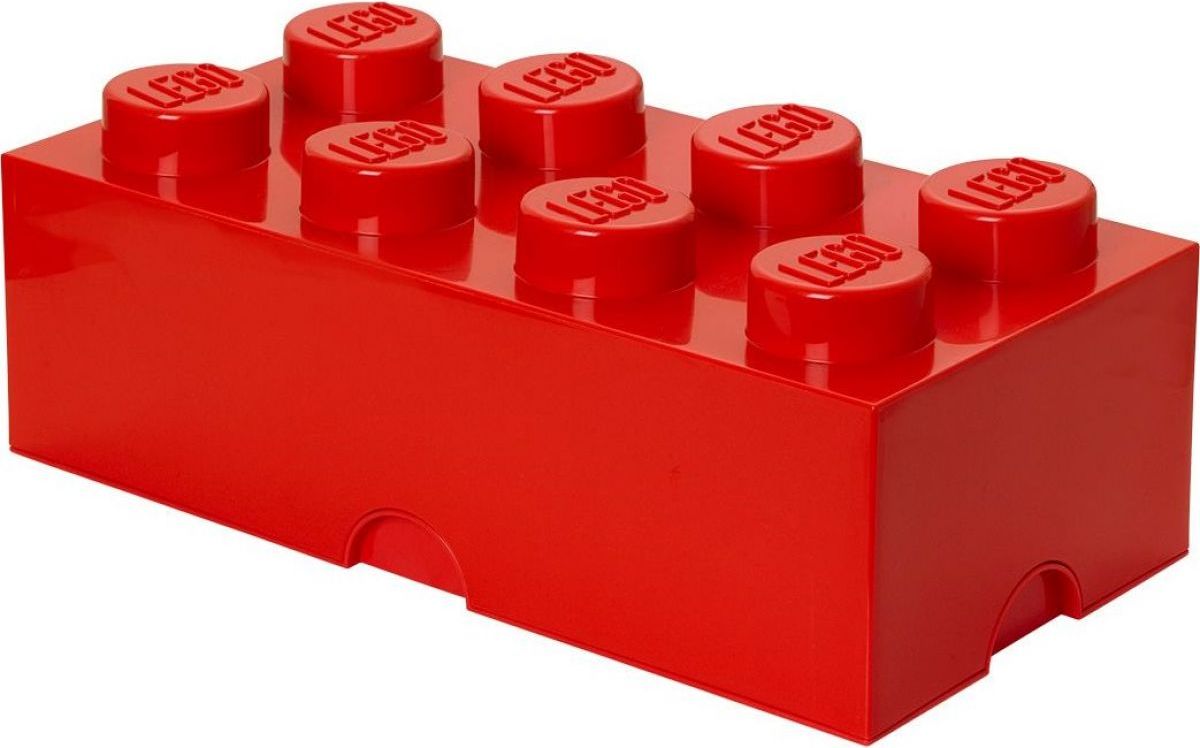 LEGO Box na svačinu 10 x 20 x 7,5 cm Červená - obrázek 1