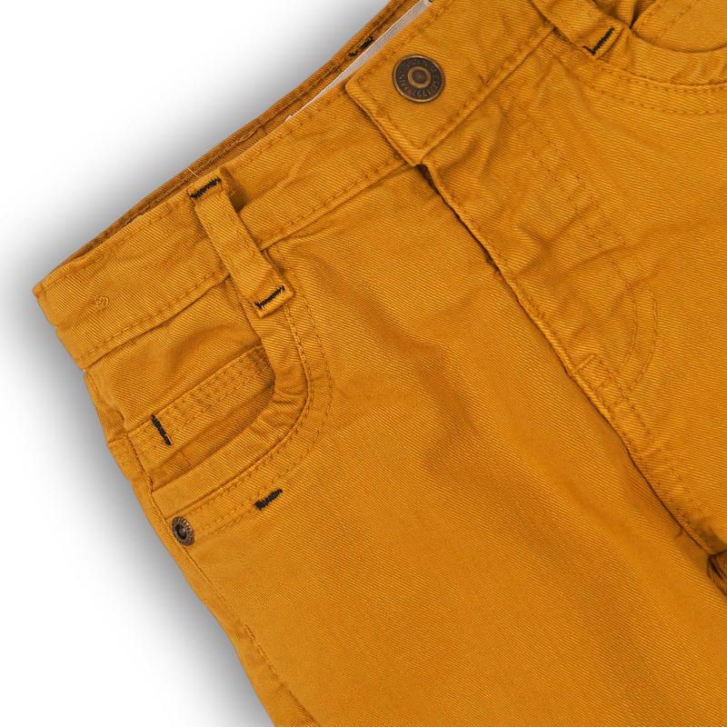 Minoti Kalhoty chlapecké s elastenem žlutá 92/98 - obrázek 2