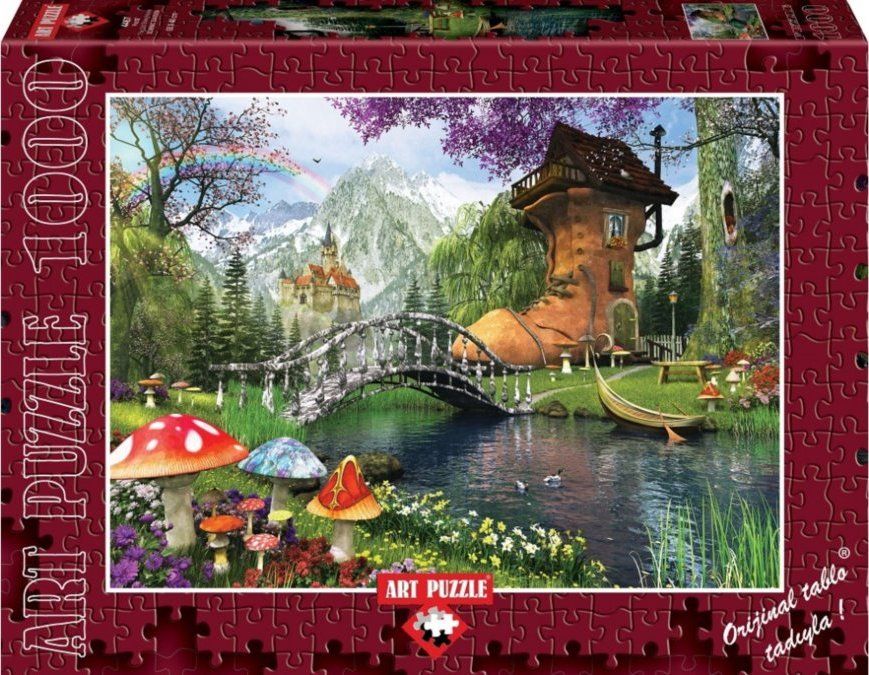 ART PUZZLE Puzzle Pohádkový domek ve staré botě 1000 dílků - obrázek 2
