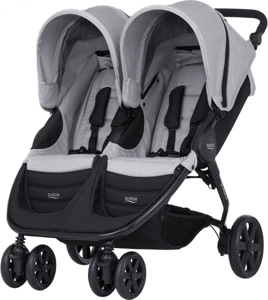 Britax Römer Kočárek B-AGILE DOUBLE, Steel Grey - obrázek 1