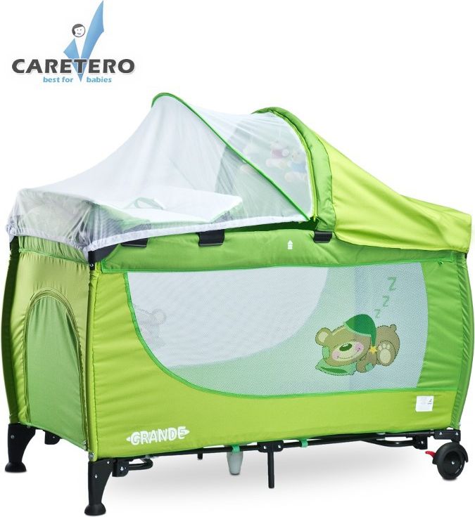 Cestovní postýlka CARETERO Grande green 2016 - obrázek 2