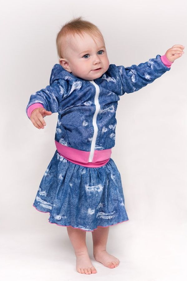 Kojenecká suknička New Baby Light Jeansbaby zelená 62 (3-6m) - obrázek 3