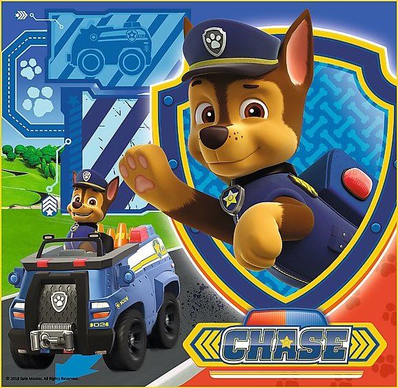 TREFL Puzzle Tlapková patrola: Marshall, Rubble a Chase 3v1 (20,36,50 dílků) - obrázek 2