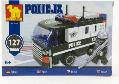 Dromader 23404 policejní dodávka 127 ks - obrázek 2