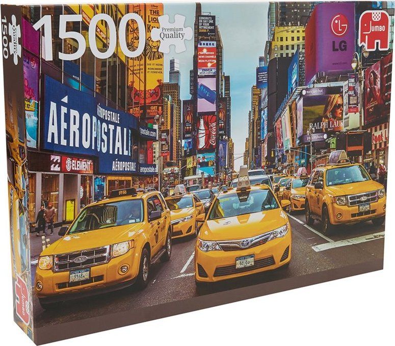 JUMBO Puzzle Taxi v New Yorku 1500 dílků - obrázek 2