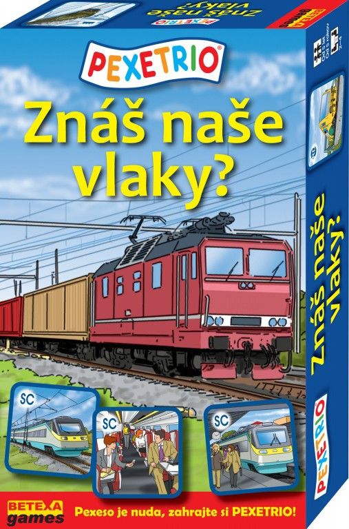 Pexetrio - Znáš naše vlaky? - obrázek 1