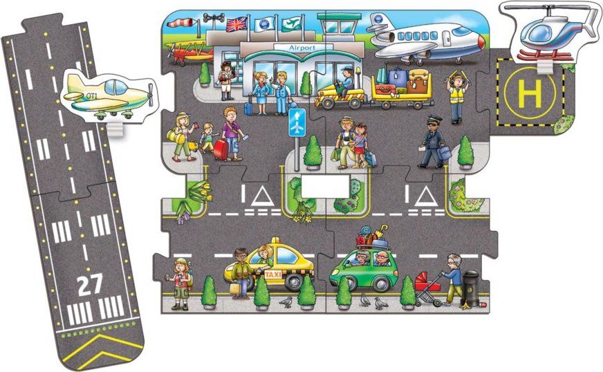 ORCHARD TOYS Hrací puzzle Letiště - obrázek 3