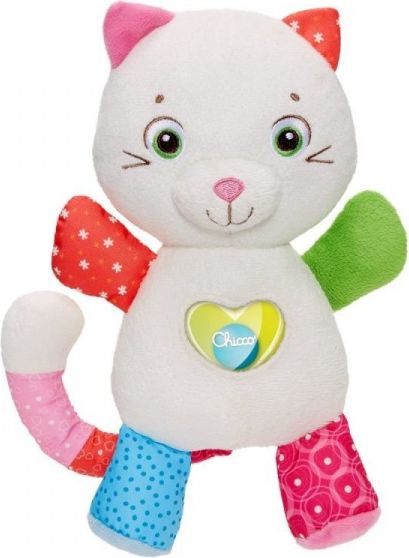 Chicco Kocourek Oliver s chrastítkem Chicco - smetanový - obrázek 1