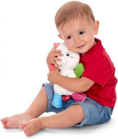 Chicco Kocourek Oliver s chrastítkem Chicco - smetanový - obrázek 2