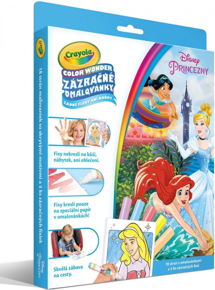 Crayola Zázračné omalovánky Disney Princezny - obrázek 1