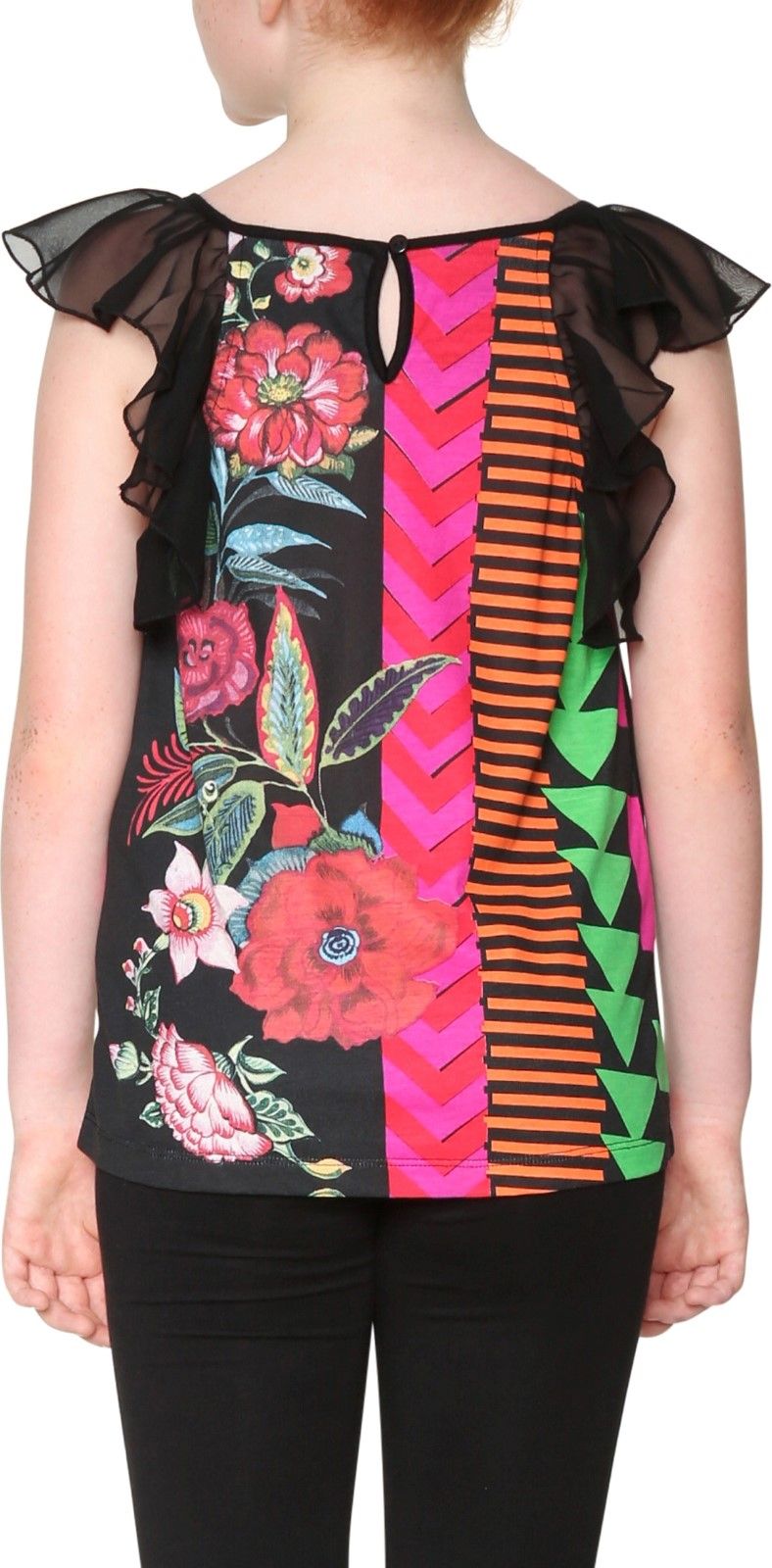 Desigual barevné dívčí tričko Brunswic - 3/4 - obrázek 2