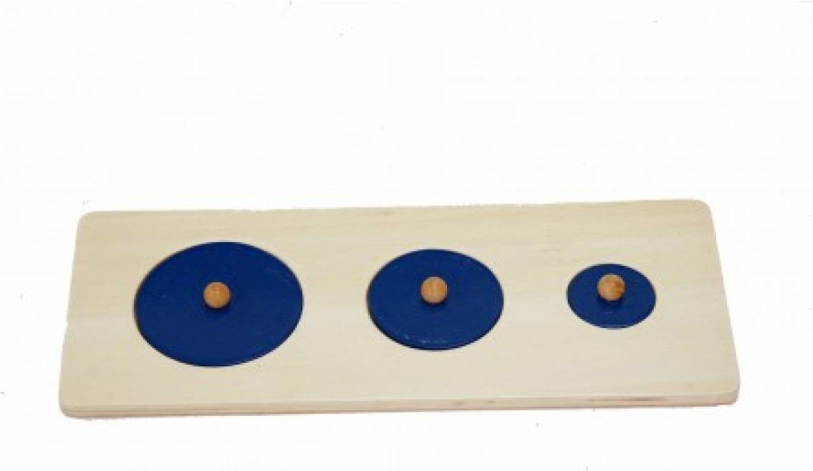 Montessori Puzzle Tři kruhy - obrázek 1