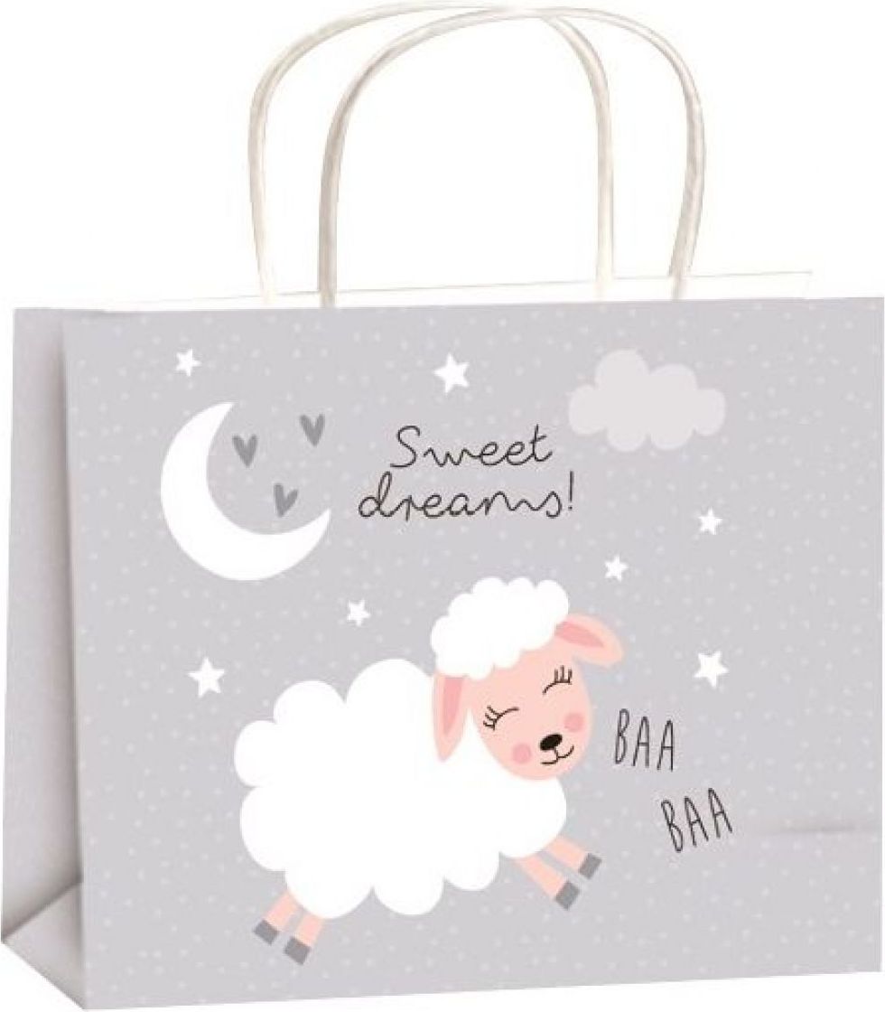 Anděl Taška celoroční dárková pro děti M horizont 23 x 18 x 10 cm ovečka - obrázek 1