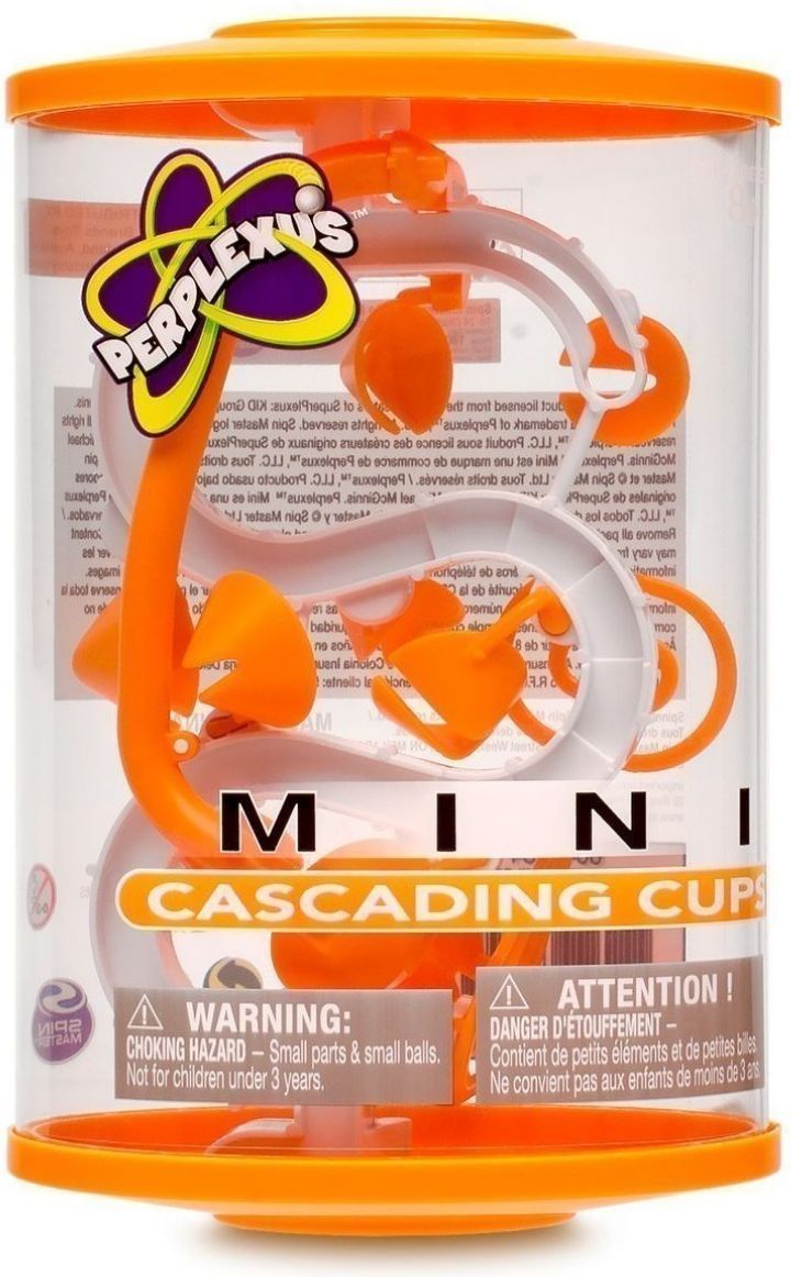 Spin Master Perplexus mini hlavolam Oranžový Cascading Cups - obrázek 1
