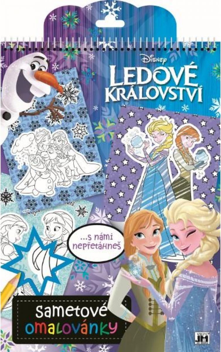 Jiri Models Ledové království Sametové omalovánky - obrázek 1