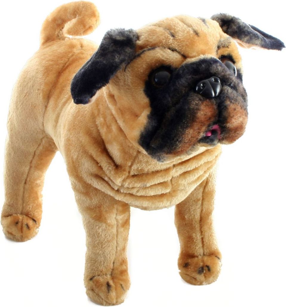 Plyšový pes Buldog 54 cm - obrázek 1