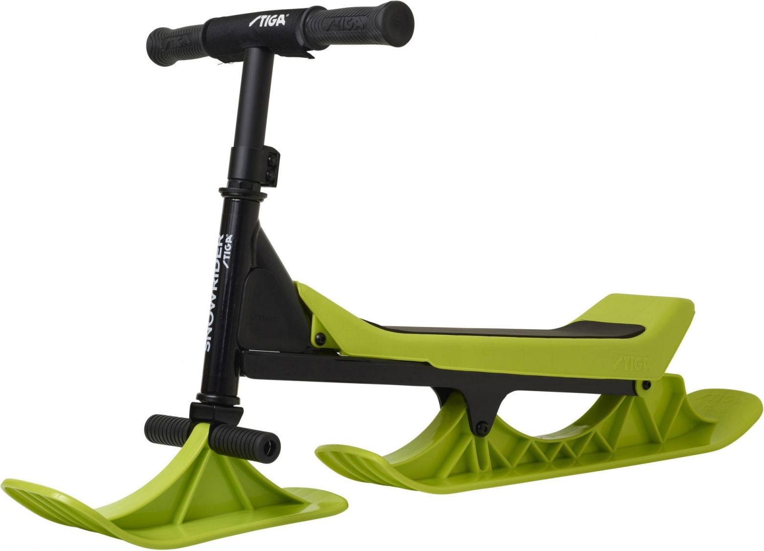 Sněžná koloběžka STIGA Snow Rider - černo-zelená - obrázek 1